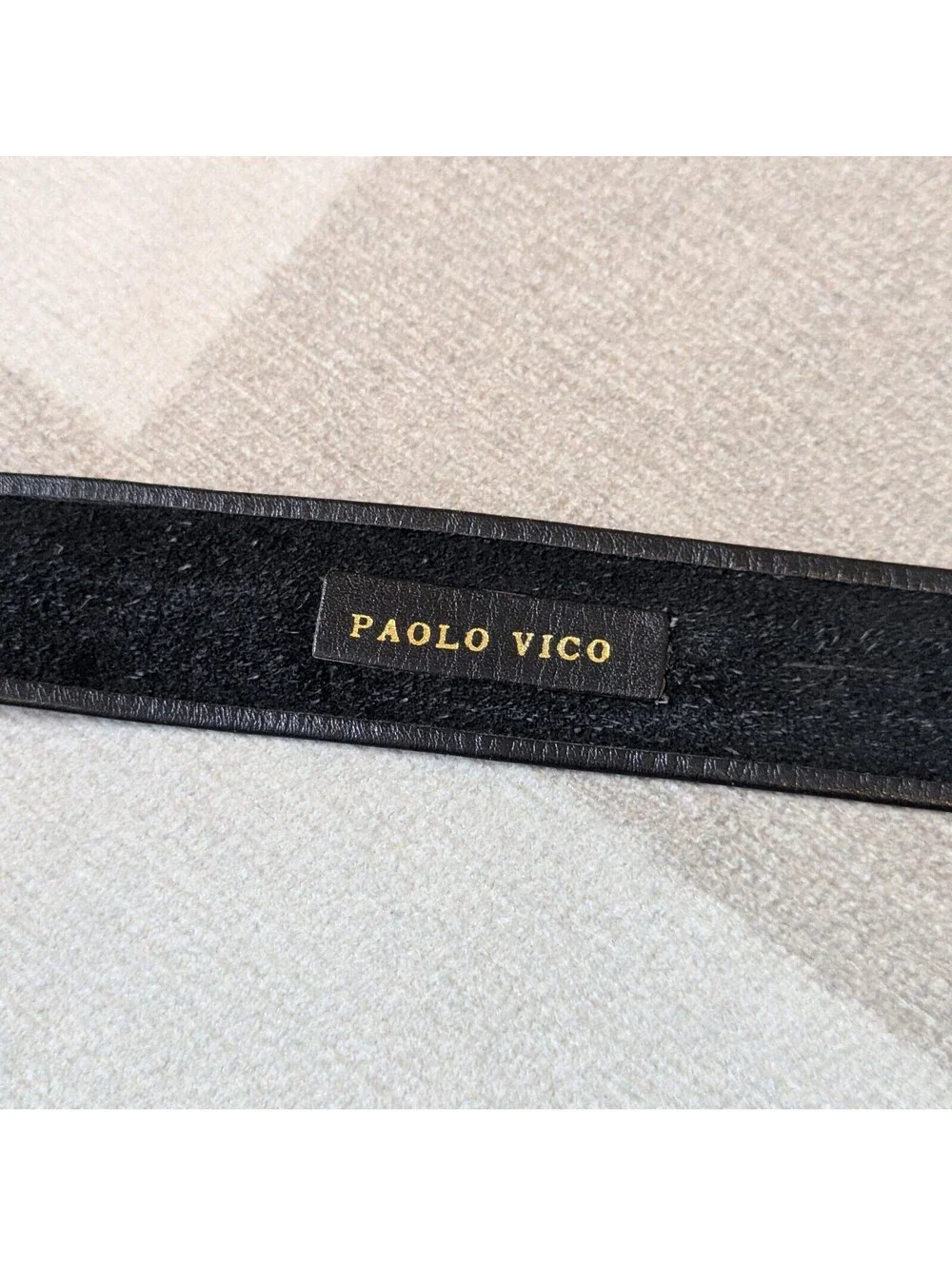 Vintage 80s soft leather sash belt - Size S/M